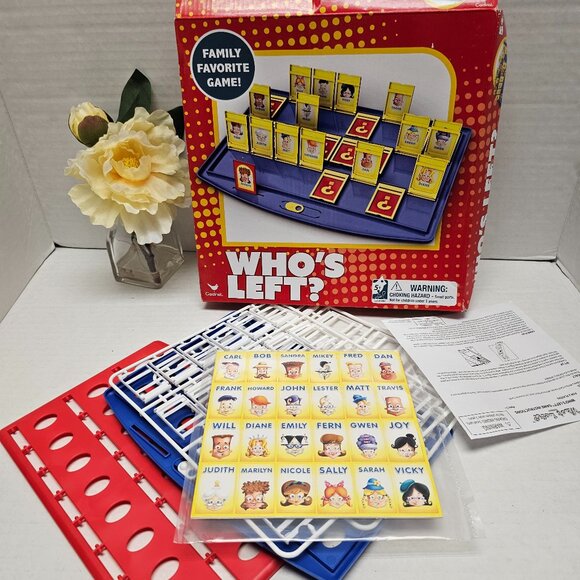 New Family Board Fun Game Who's Left 5+ - Picture 1 of 7